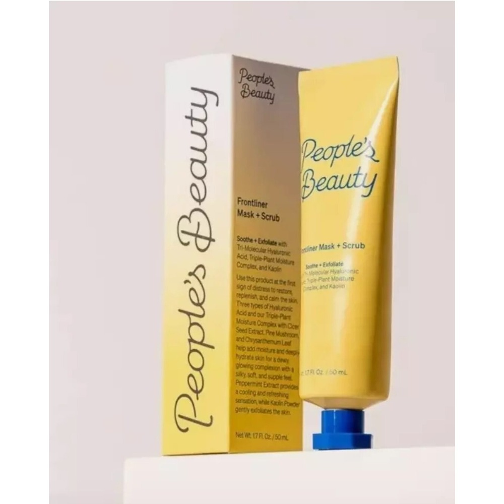 People's Beauty Frontliner Mask + Scrub, 1.7 oz / 50 mL